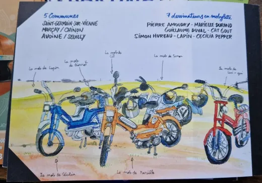 A vintage moped ride in the Loire Valley with ToursNmob