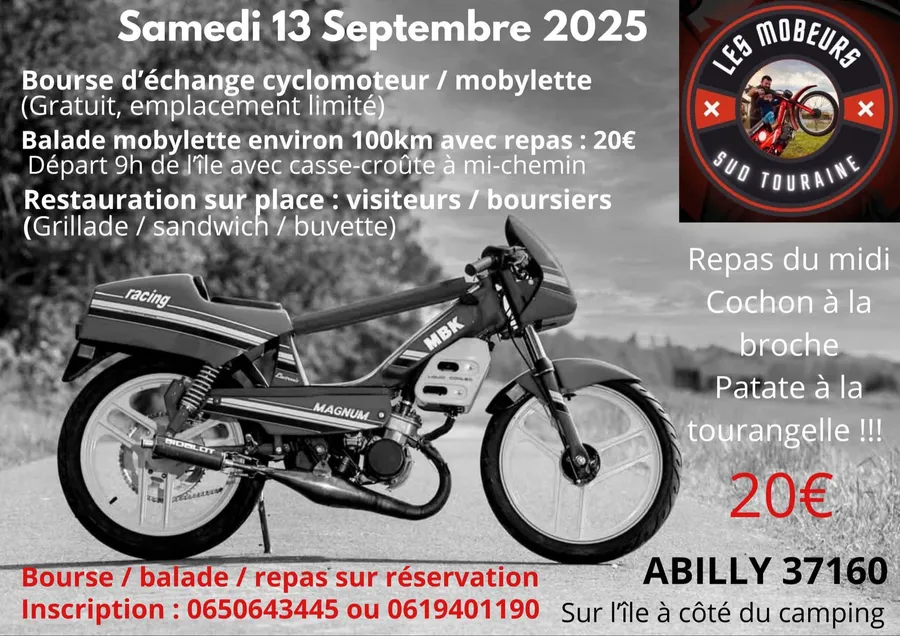 Balade des Mobeurs Sud Touraine — Île d'Abilly (37160)