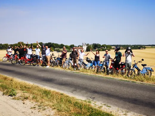 A vintage moped ride in the Loire Valley with ToursNmob