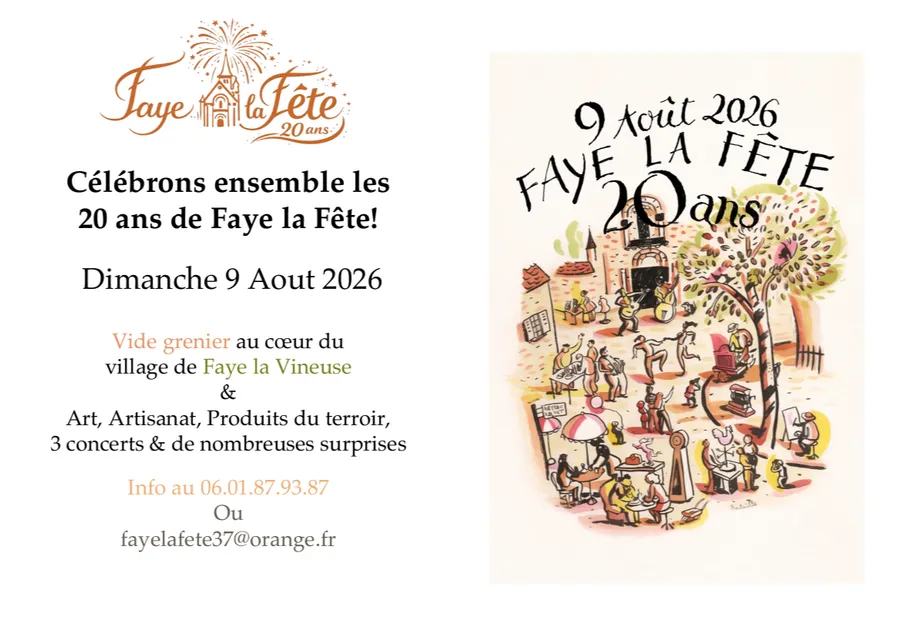 Faye la Fête celebrates its 20th anniversary